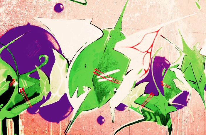 Colorful ledger bookkeeping art
